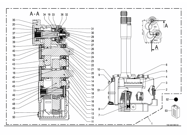 Transfer gearbox