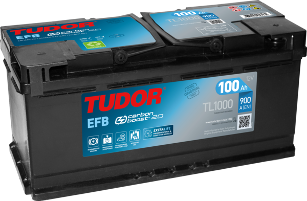 Tudor EFB, 12V 100Ah, TL1000-image