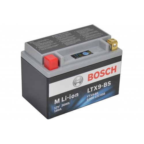 Bosch MC Litium, 12V 180 CCA, LTX9-BS