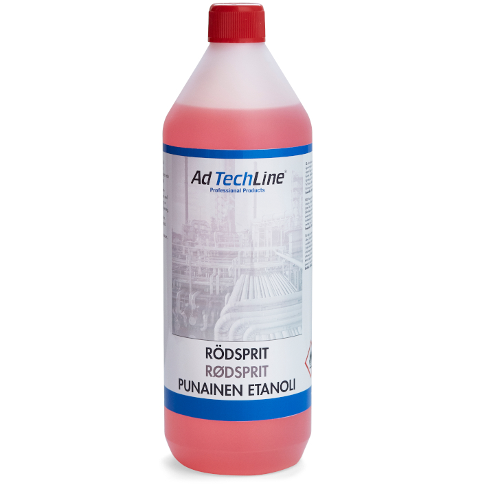 AdTechLine® Rödsprit, 1 liter flaska (12-pack)-image