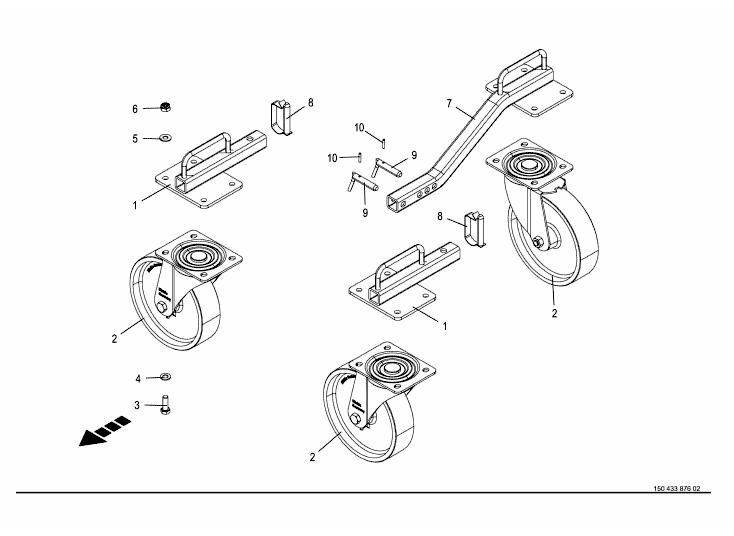 Mounting tool for corn conditioner