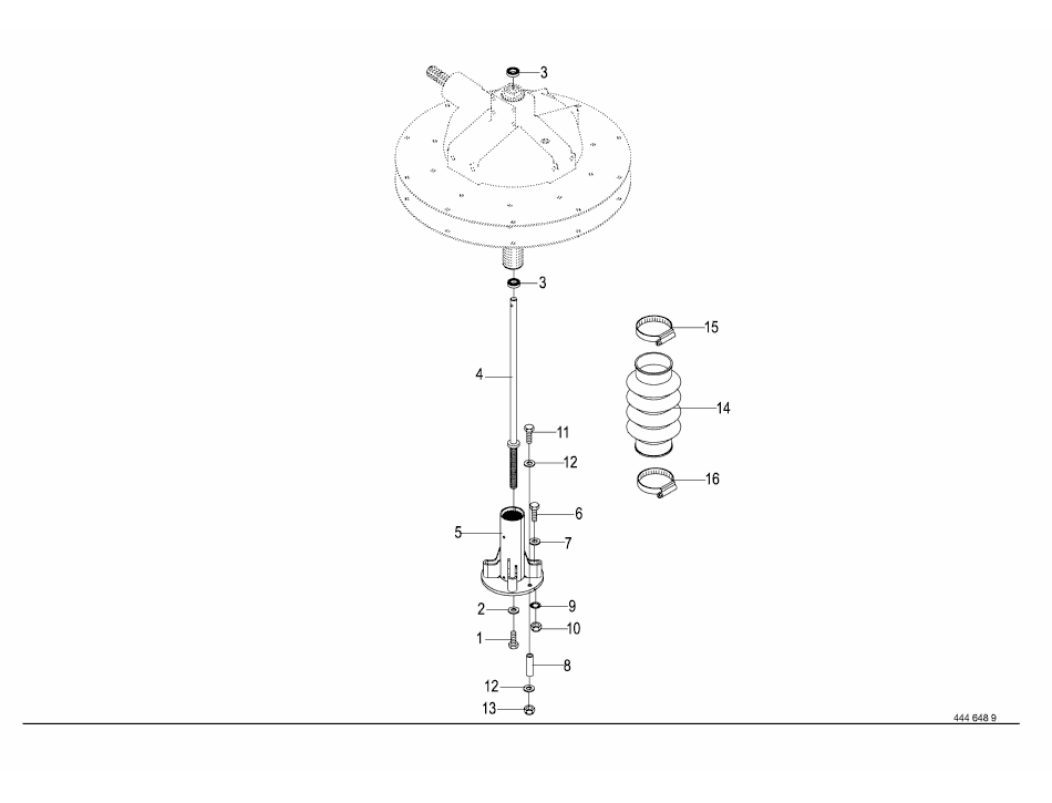 15.0 Profile cover / Spindle