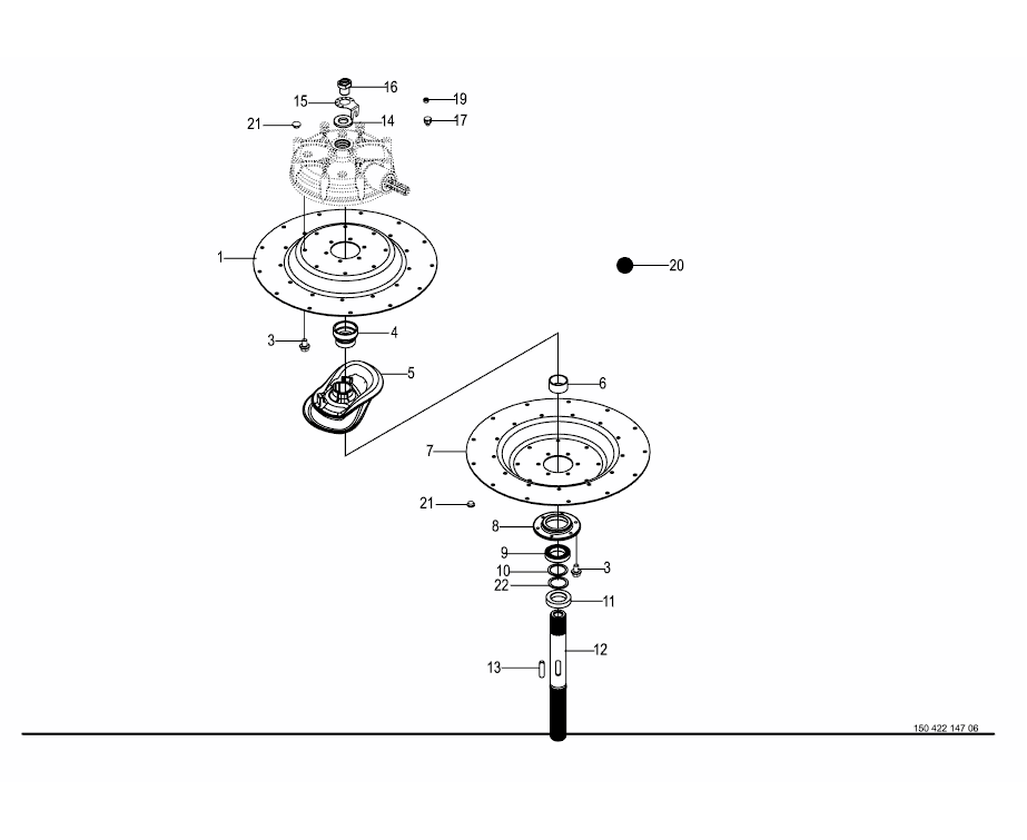 Rotor med 13 armar.