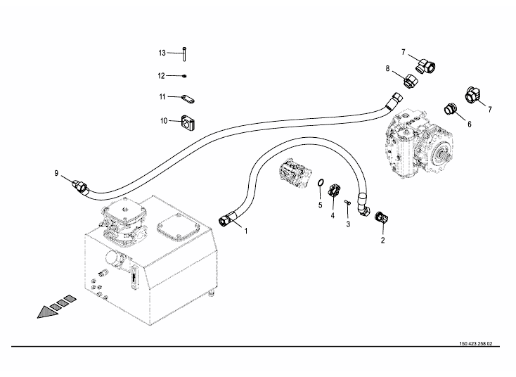 Suction line