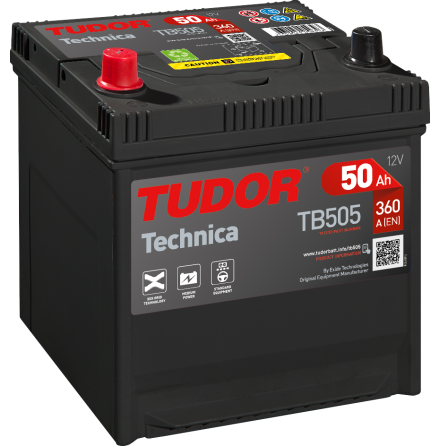 Tudor Technica, 12V 50Ah, TB505-image