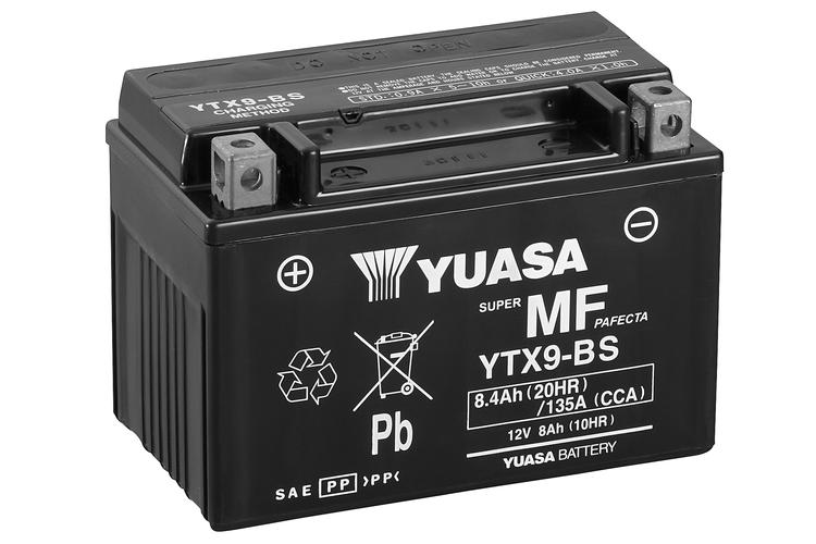 Yuasa MC YTX9-BS MF AGM, 12V 8,4 Ah, YTX9-BS