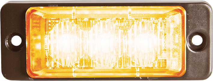 Strands blixtljus Slim, orange LED, 12 blixtmönster, 12/24V, 3W-image