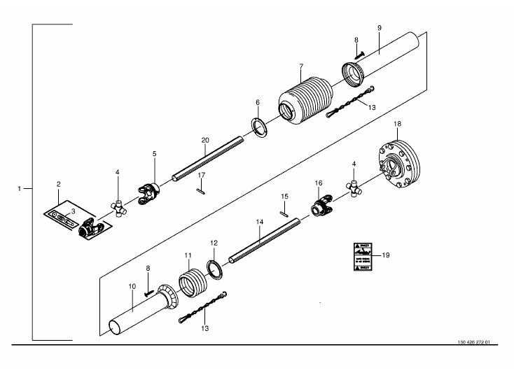 Universal shaft -BYPY