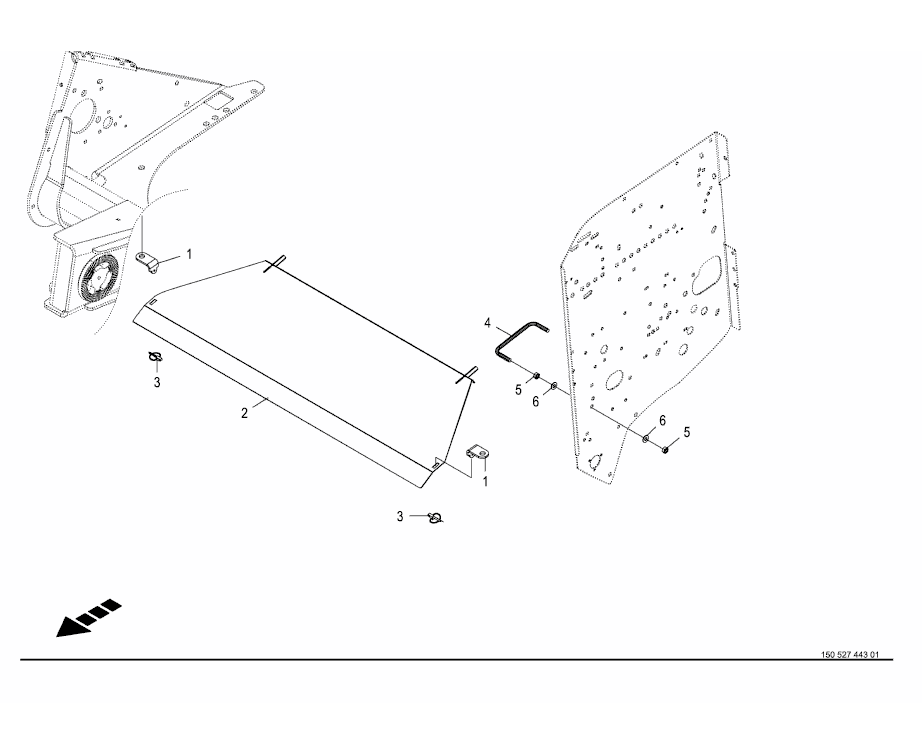 Mounting parts - foil binding