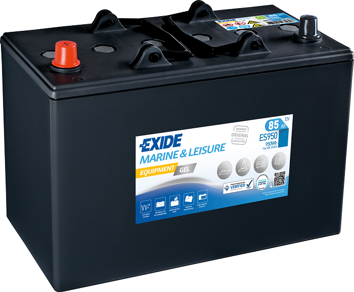 Exide Equipment Marine & Leisure GEL, 12V 85Ah, ES950