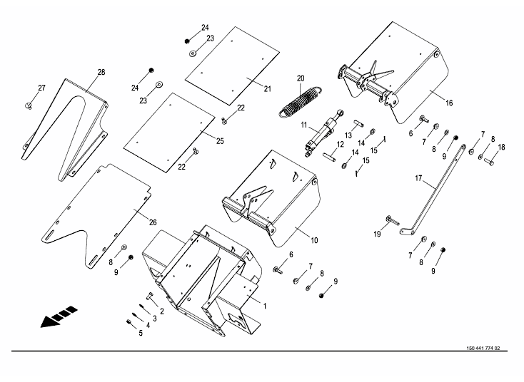 Spout end piece CAL