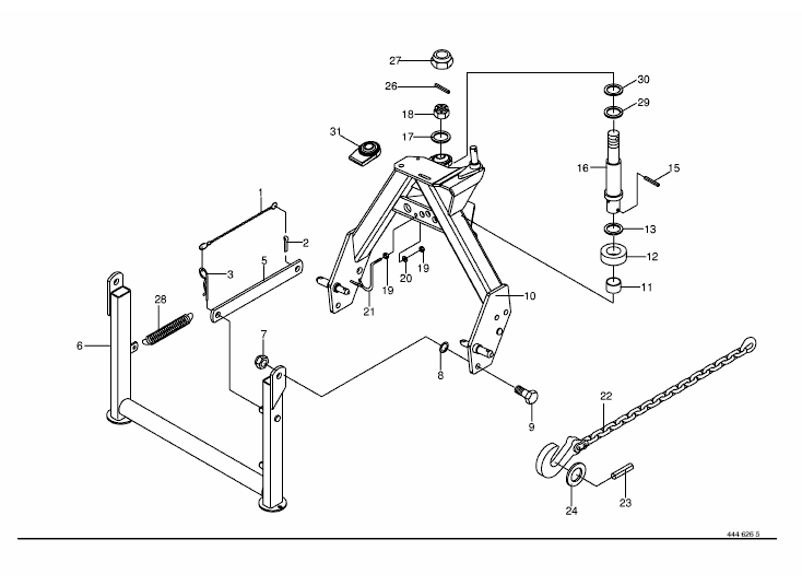 Headstock / support jack