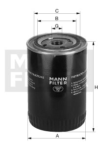 Mann W 1126/10, Oljefilter-image