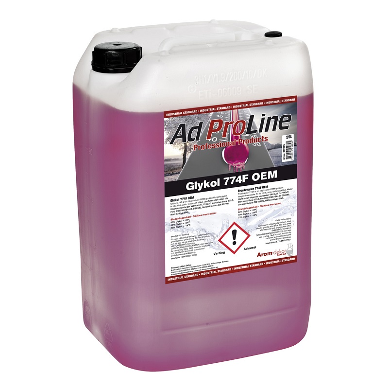 AdProLine®, Glykol 774F OEM Färdigblandad Röd 50/50, 25 liter dunk