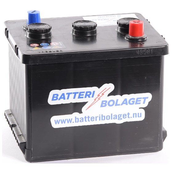 Veteran Batteri Plast 1LLB78, 6V 77Ah, 106P-image