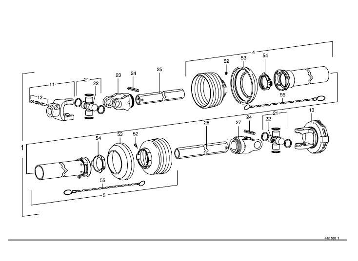 P.T.O shafts Walterscheid