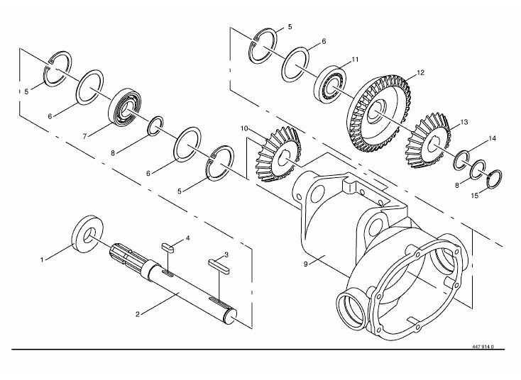 Gearbox and driving shaft