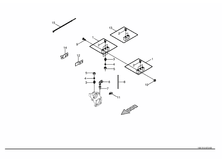 Central lubrication system - grease