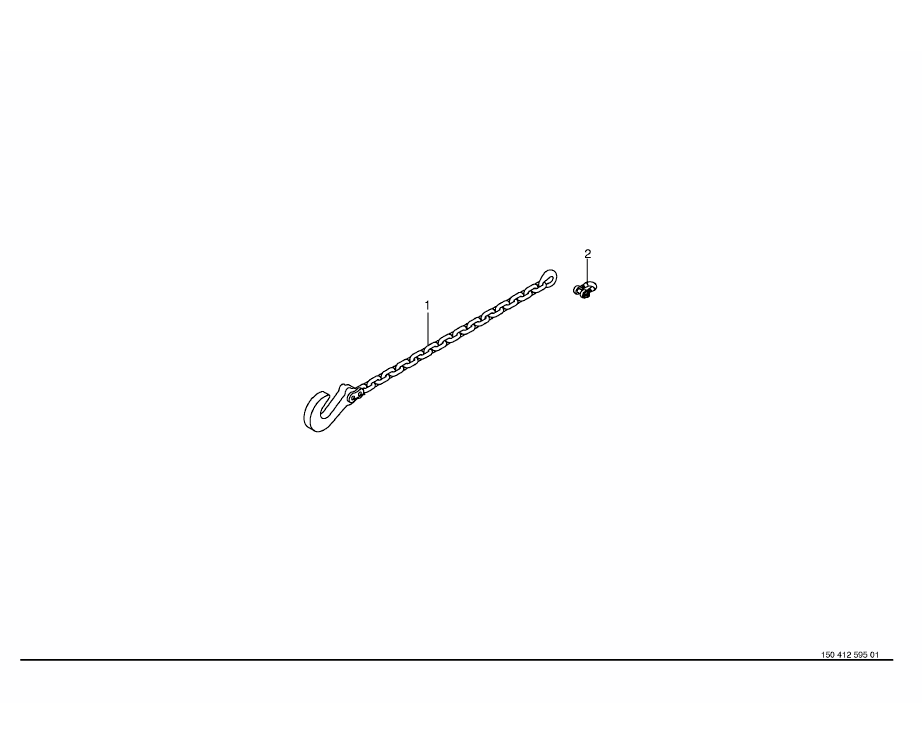 Safety chain ASAE-178 -optional