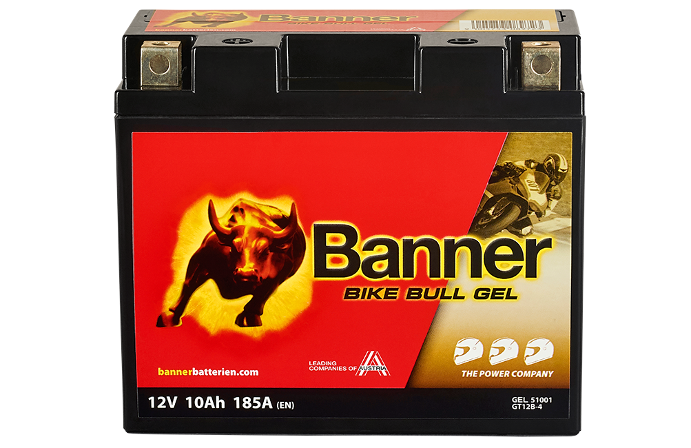 Banner Bike Bull GEL GT12B-4, 12V 10Ah, GEL51001