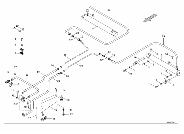 Hydraulics - lifting mechanism