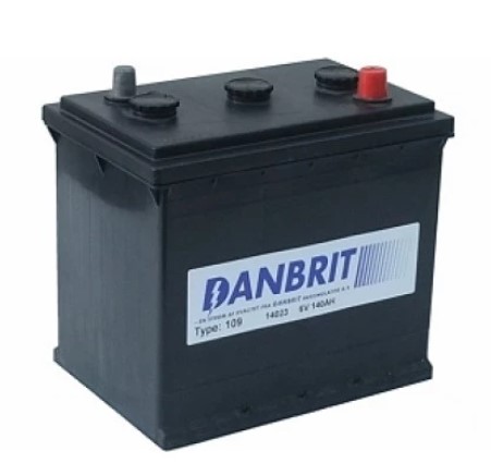 Veteran Batteri Plast, 6V 140Ah, 109P