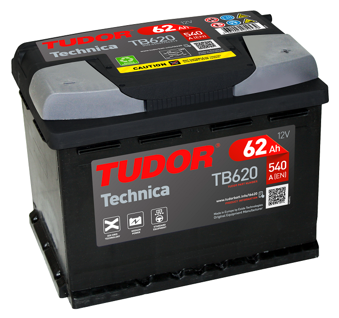 Tudor Technica, 12V 62Ah, TB620-image