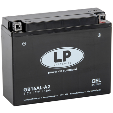 Landport MC GEL GB16AL-A2, 12V 16Ah, LPGB16AL-A2