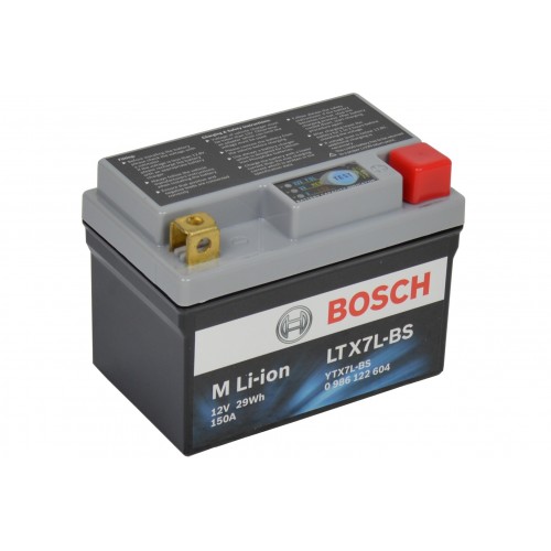 Bosch MC Litium, 12V 150 CCA, LTX7L-BS