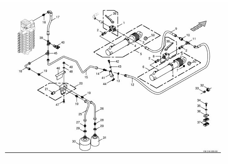 Hydraulics - lifting unit