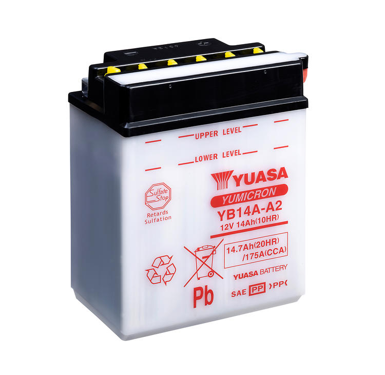 Yuasa MC YB14A-A2, 12V 14,7 Ah, YB14A-A2