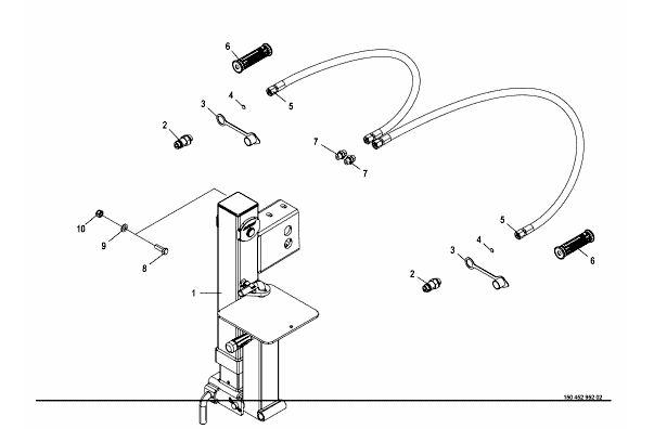 Hydraulisk stödfot - tillval