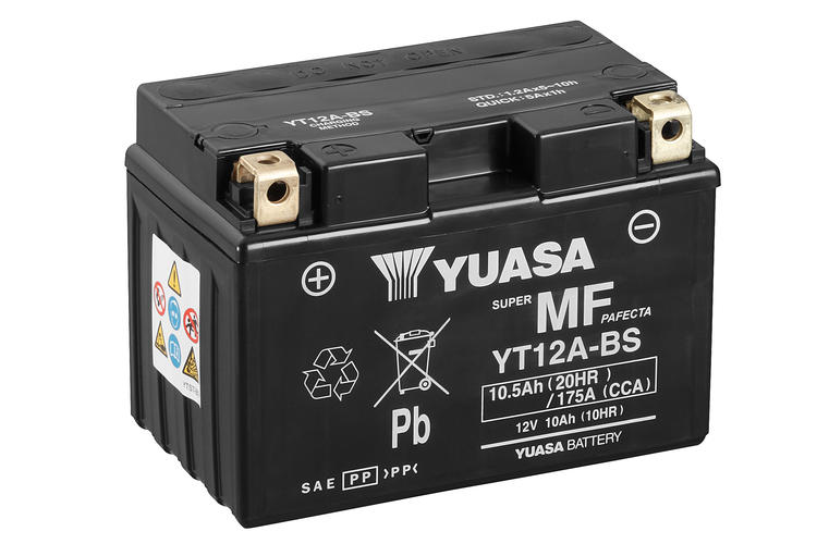 Yuasa MC YT12A-BS MF AGM, 12V 10,5 Ah, YT12A-BS