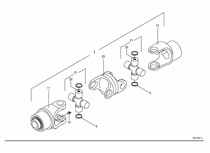 Double universal joint By-Py DG 2300