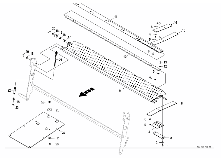 Vipparm-plastfilms bindning