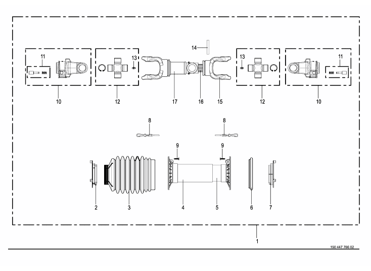 Universal shaft