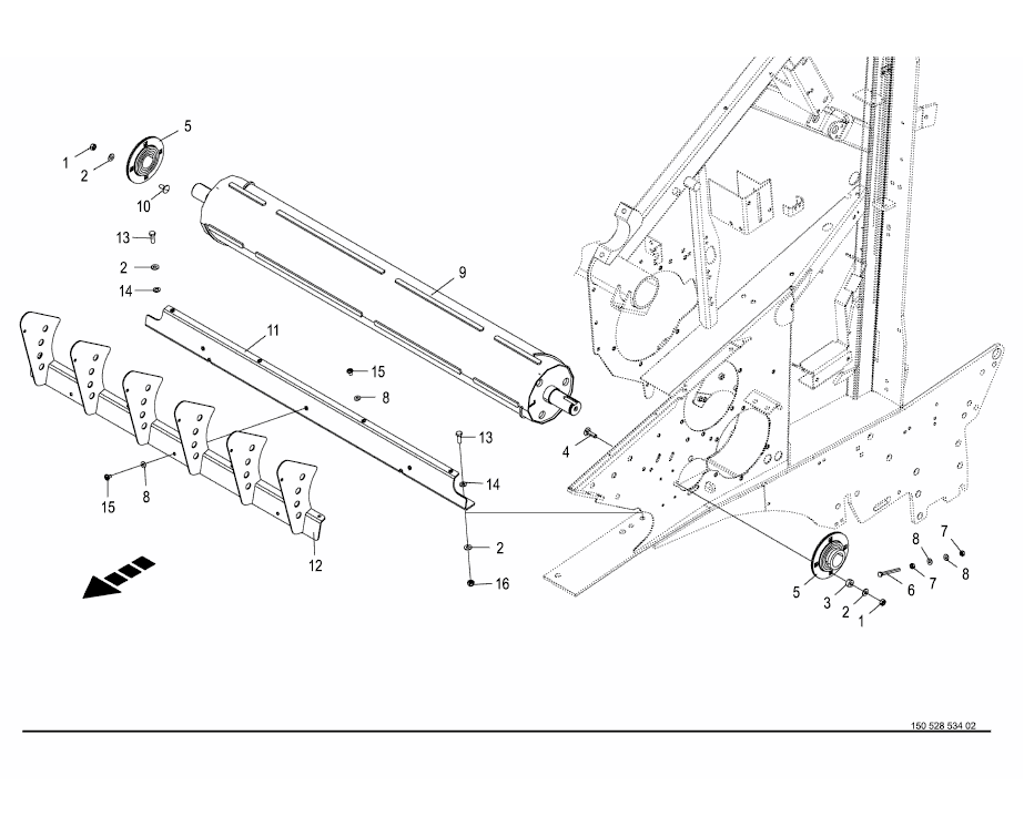 Net roller front