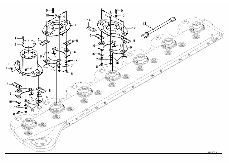 Cutter bar with quick coupler