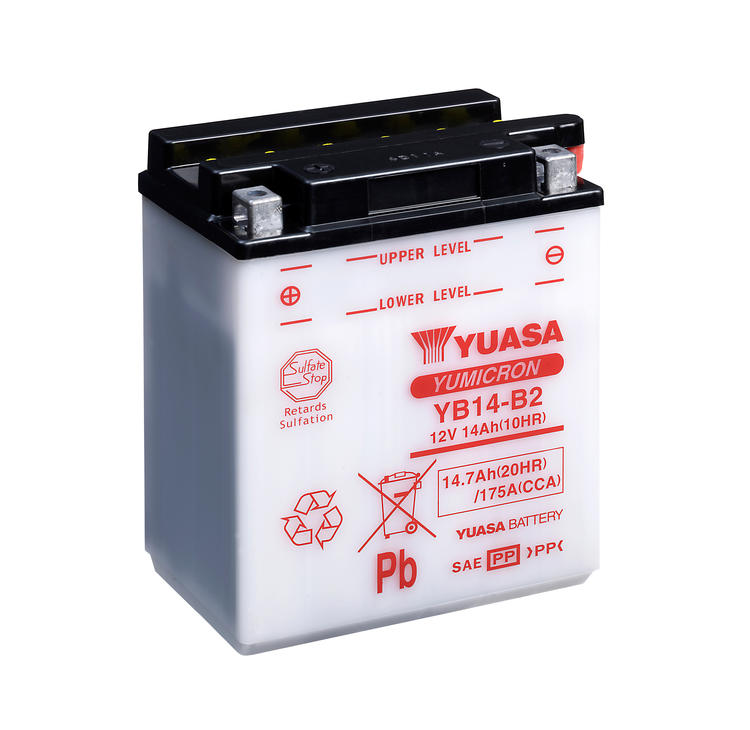 Yuasa MC YB14-B2, 12V 14,7 Ah, YB14-B2