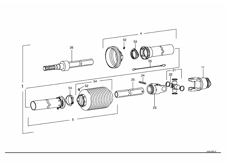 P.T.O shafts Walterscheid