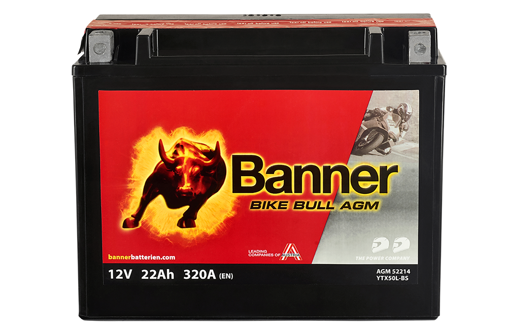 Banner MC AGM YTX50L-BS, 12V 18Ah, 52214
