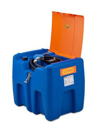 Blue-Mobil Easy för Adblue, 210 liter, CAS-system med batteri 4 Ah, elpump Centri SP 30 12V, automunstycke, lock