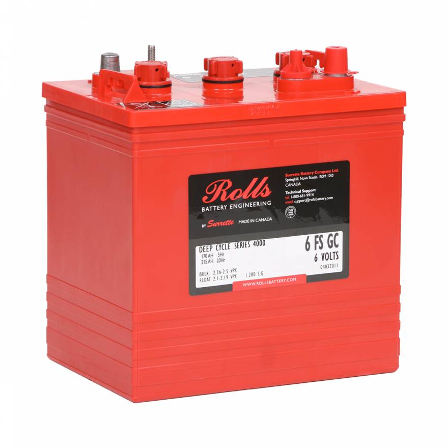 Rolls Traction, T105, 6V 215Ah, 6-FS-GC-image