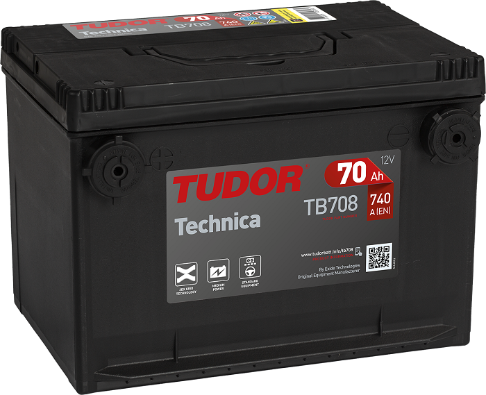 Tudor Technica, 12V 75Ah, TB708