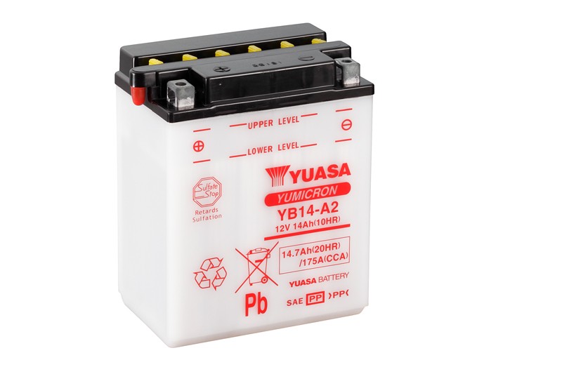 Yuasa MC YB14-A2, 12V 14,7 Ah, YB14-A2-image