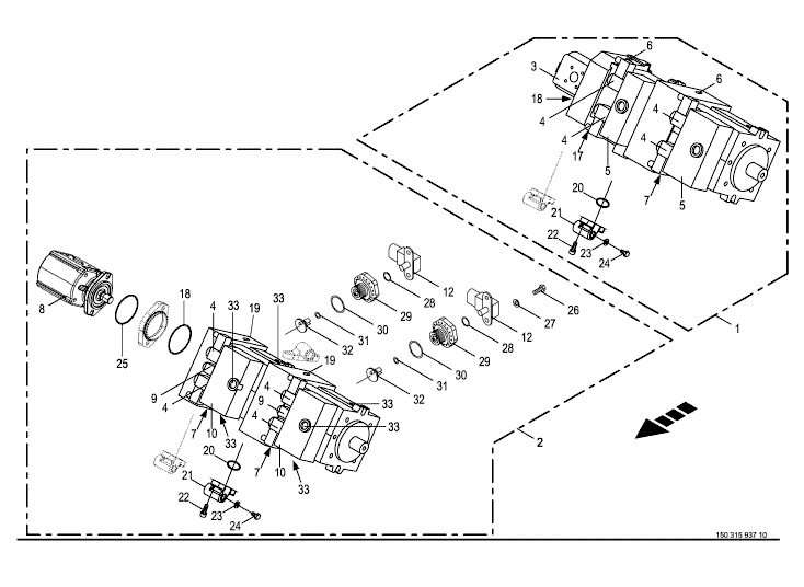 Variable disqlacement pumps