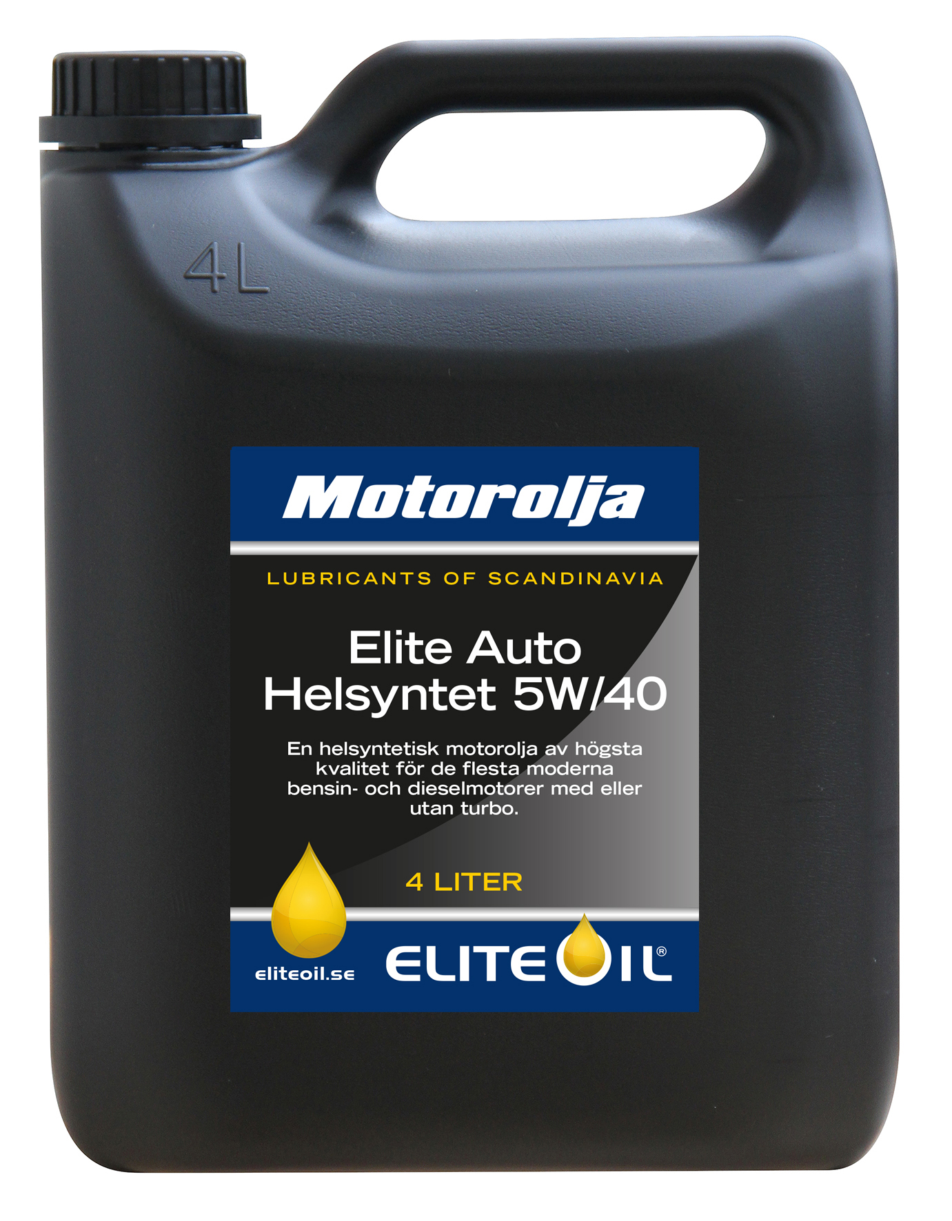 Elite Auto Helsyntet, 5W/40, 4 liter dunk-image