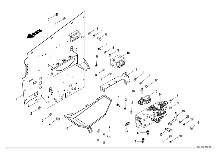 Hydraulic console