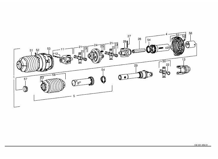 P.T.O shafts Walterscheid