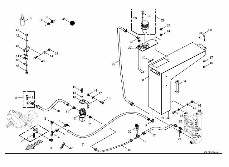 Hydraulics - pump / oil tank